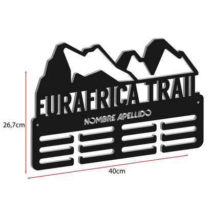 Medallero personalizado Compatible con medallas Eurafrica Trail