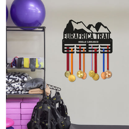 Medallero personalizado Compatible con medallas Eurafrica Trail