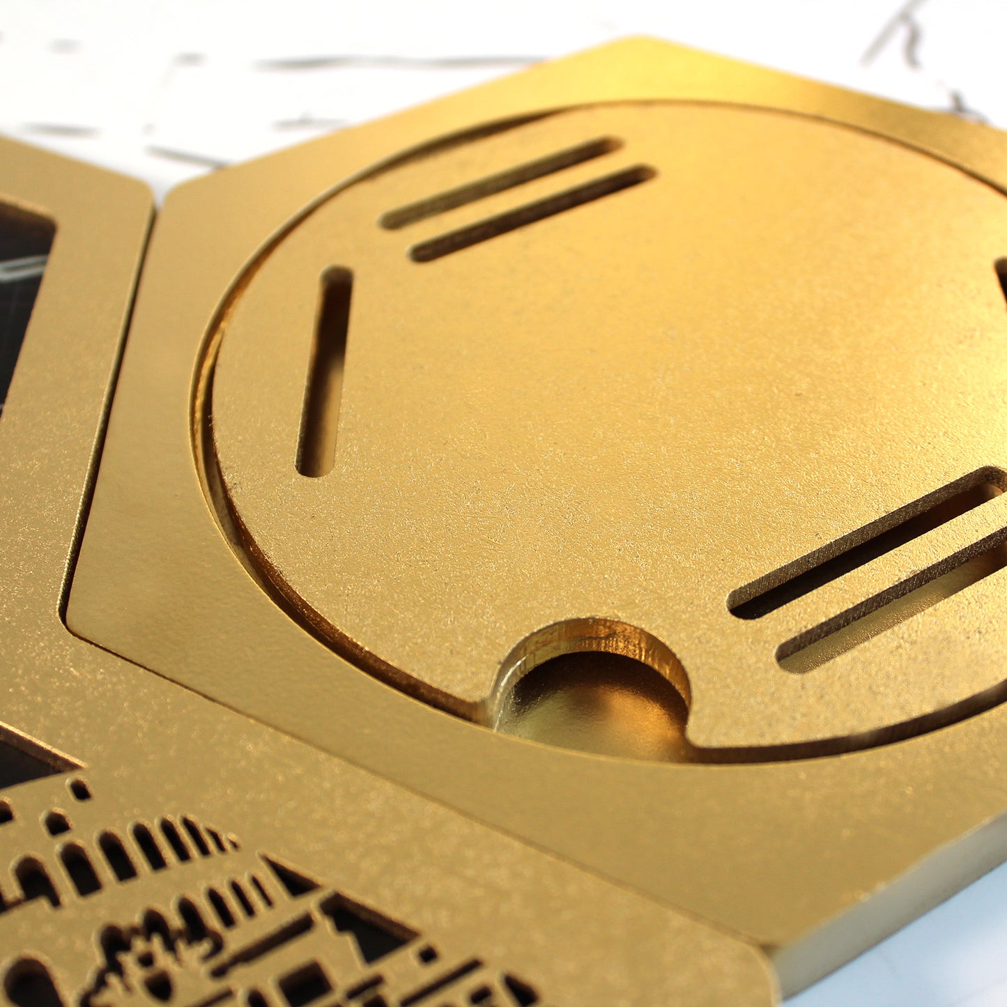 Medallero Hexagonal Media Marathon Roma Personalizado