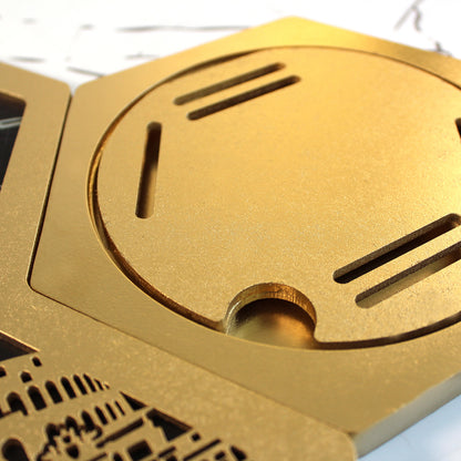 Medallero Hexagonal Media Marathon Roma Personalizado