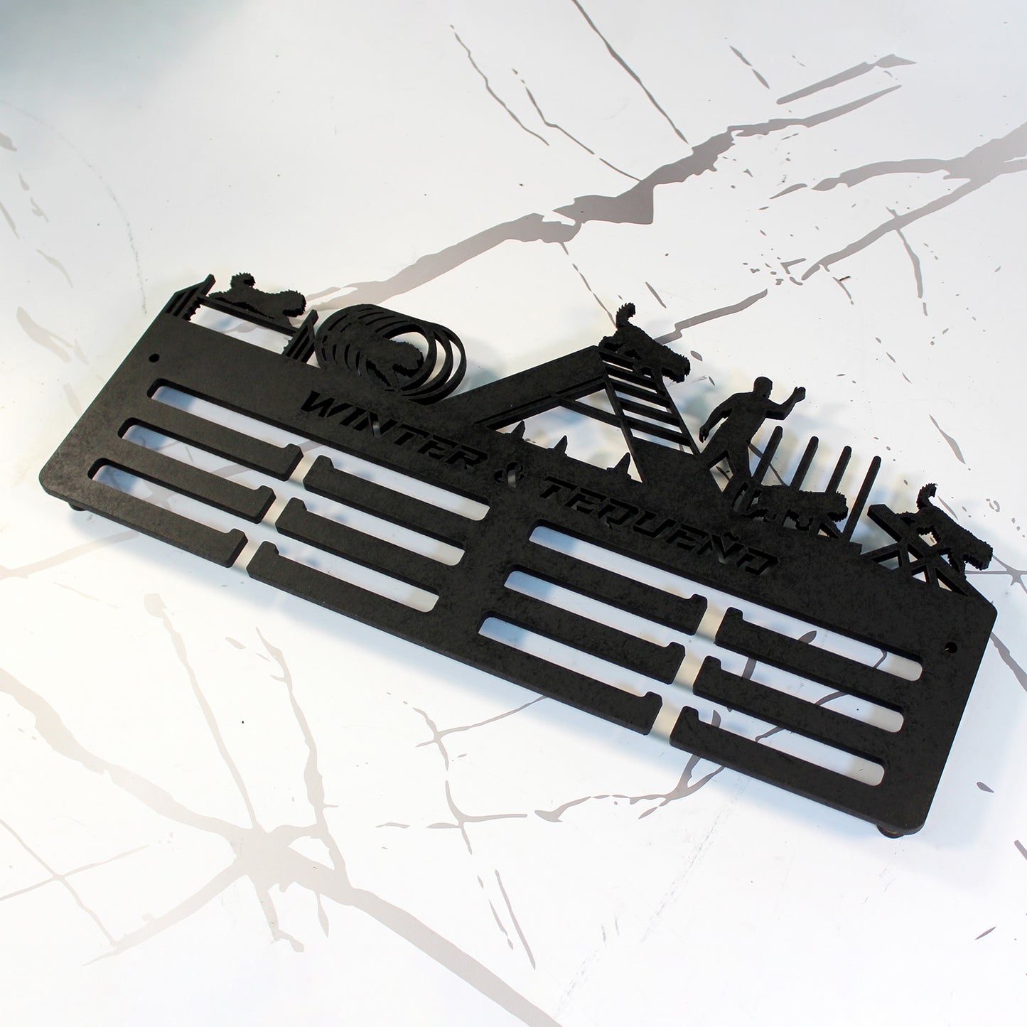 Medallero Agility – Ideal para Competencias Caninas colgador de medallas personalizado con nombre