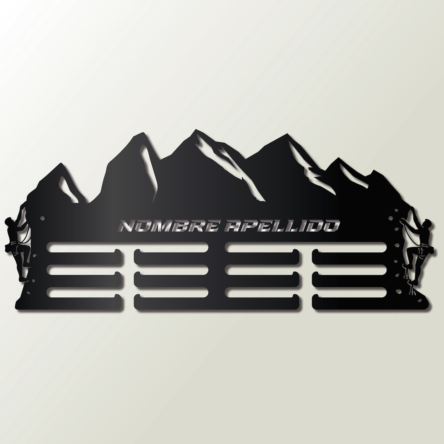 Medallero Escaladacolgador de medallas personalizado con nombre