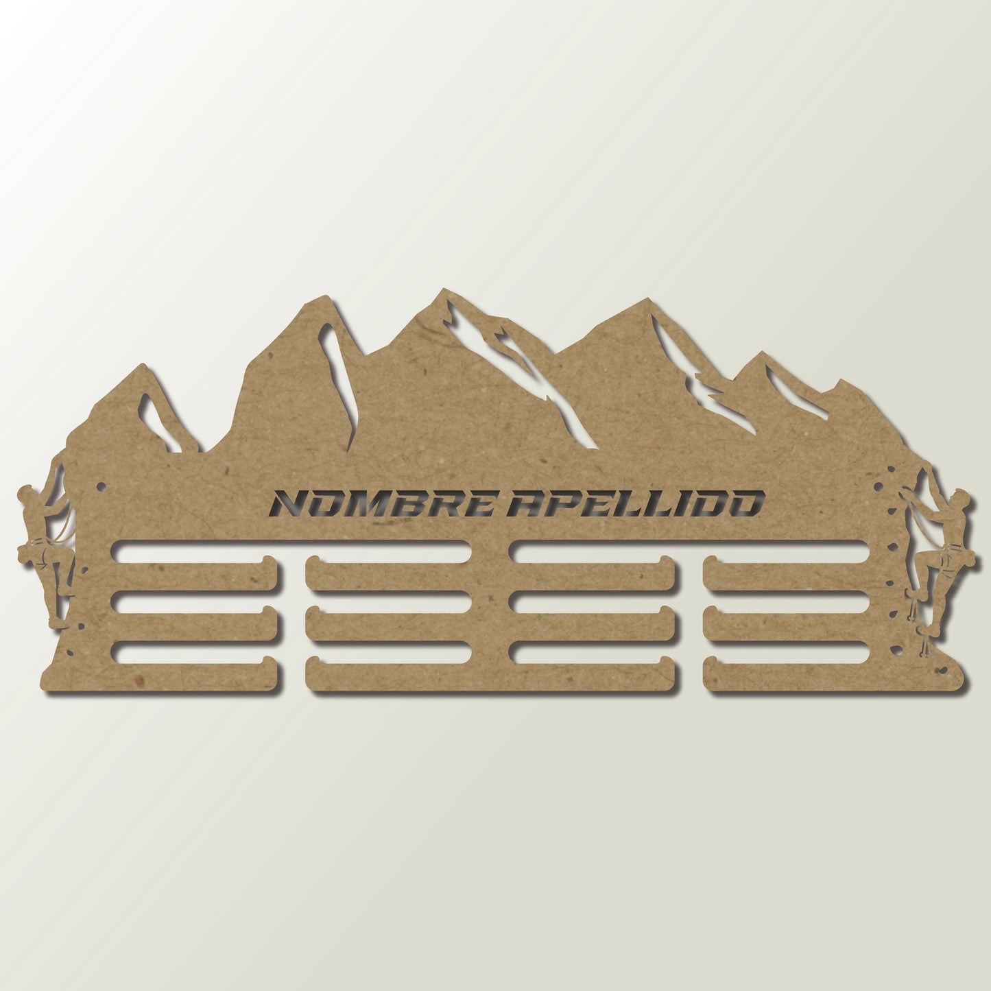 Medallero Escaladacolgador de medallas personalizado con nombre