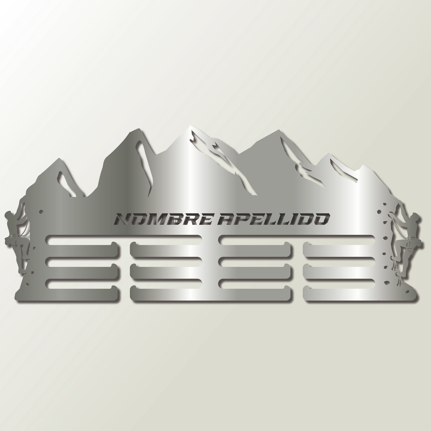 Medallero Escaladacolgador de medallas personalizado con nombre