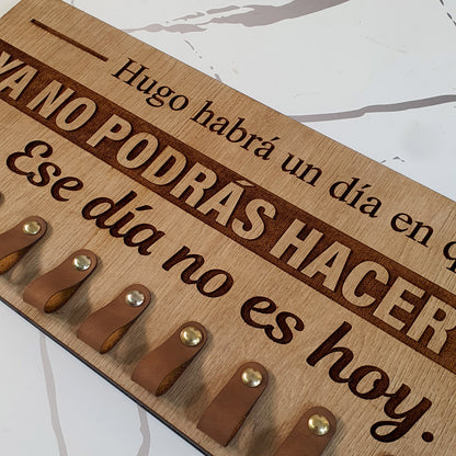 Medallero Running Personalizado con Nombre, Modelo Hoy no