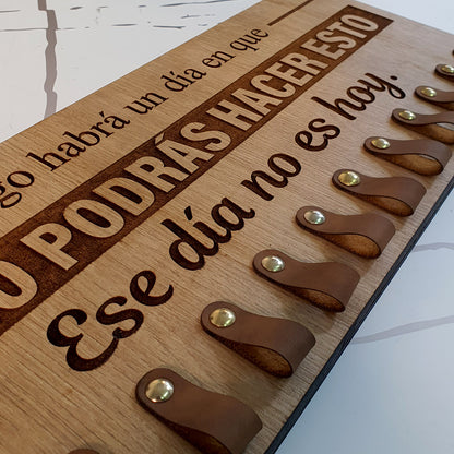 Medallero Running Personalizado con Nombre, Modelo Hoy no