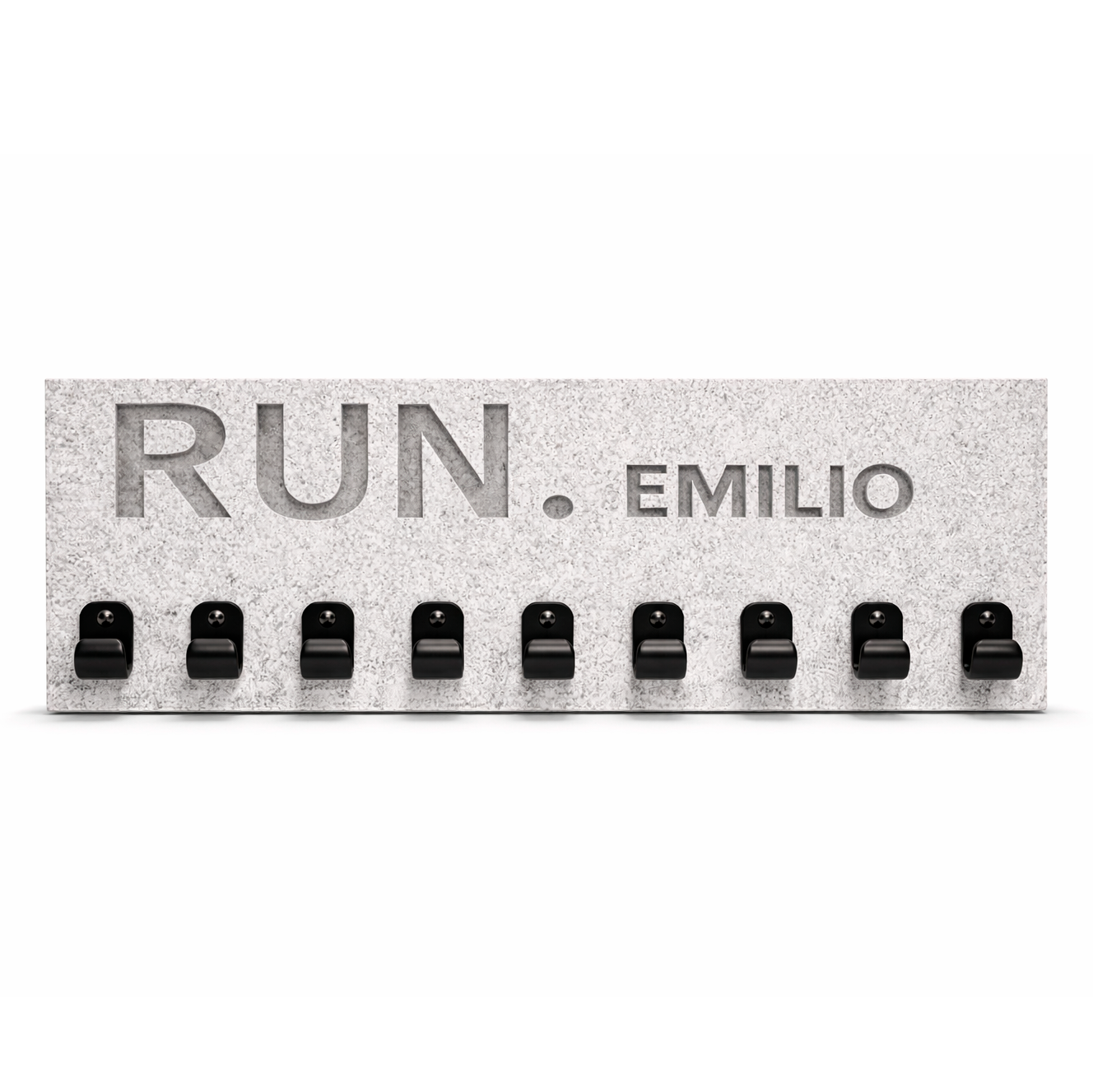 Medallero Running Personalizado con Nombre, Modelo Run Stone