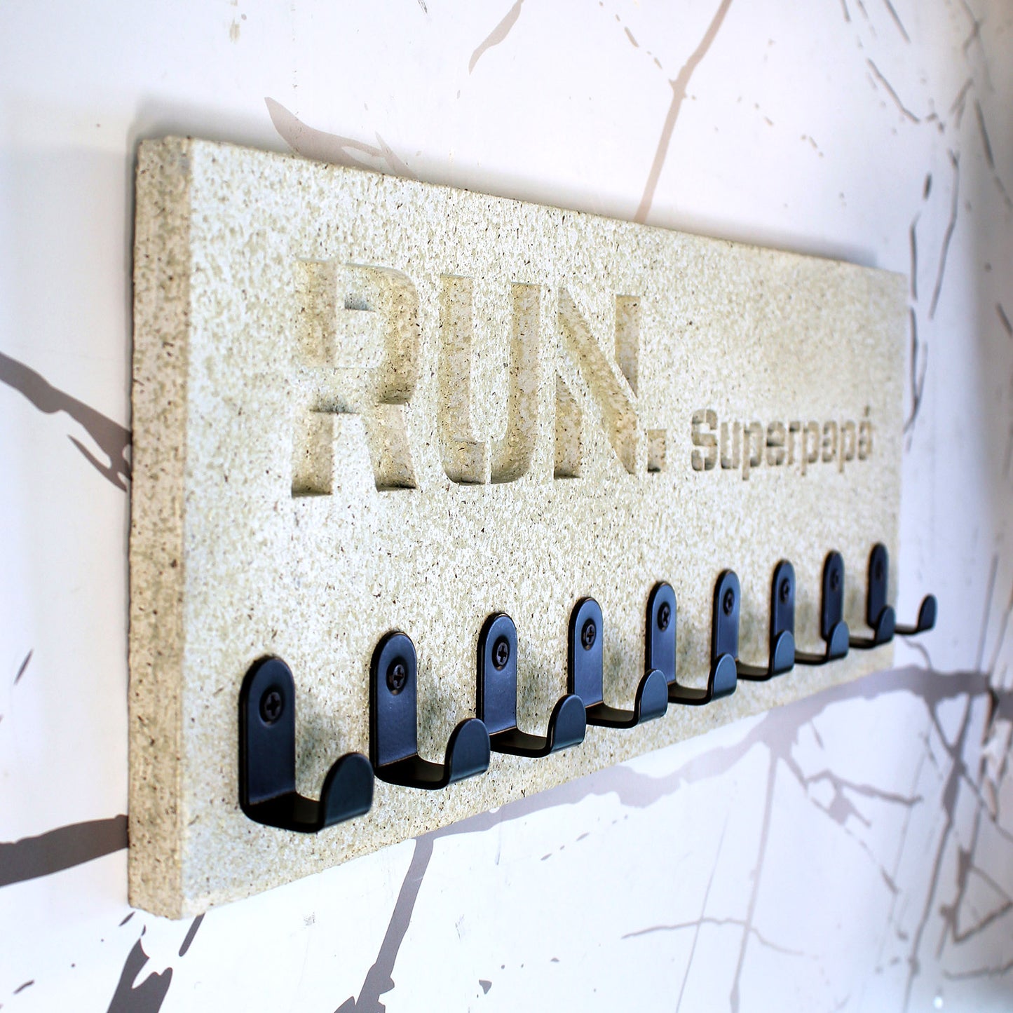 Medallero Running Personalizado con Nombre, Modelo Run Stone