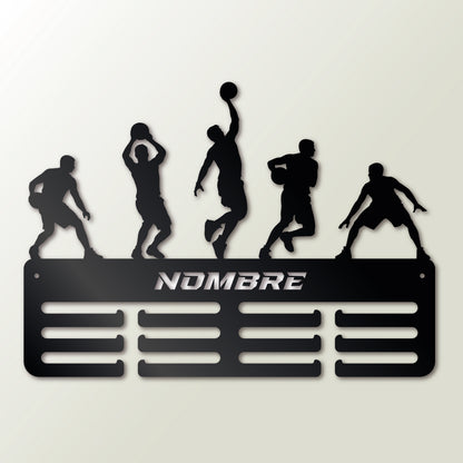 Medallero personalizado Baloncesto para colgar medallas
