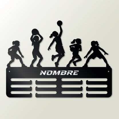 Medallero personalizado Baloncesto para colgar medallas