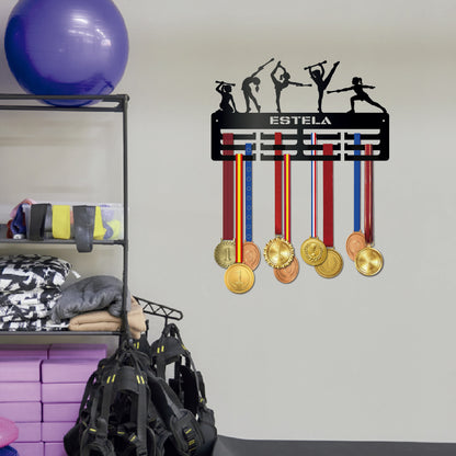 Medallero personalizado Twirling para colgar medallas – Modelo Estrella Twirling