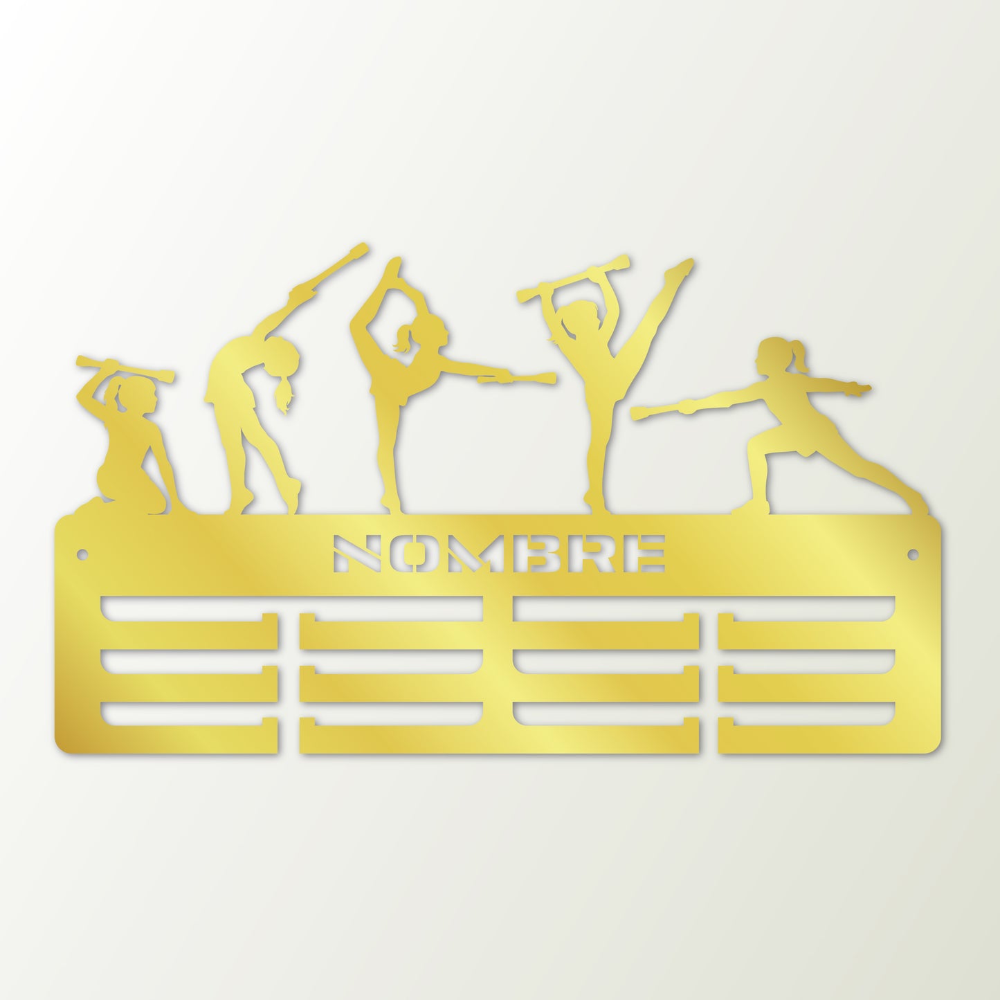 Medallero personalizado Twirling para colgar medallas – Modelo Estrella Twirling