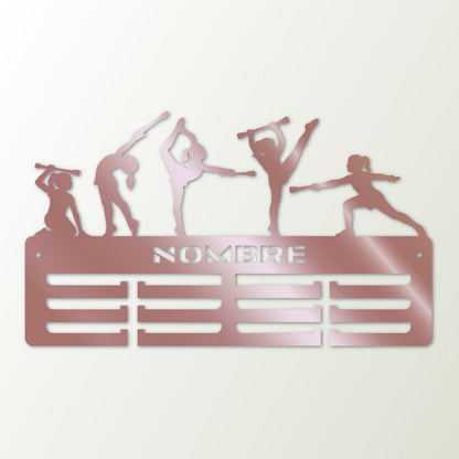 Medallero personalizado Twirling para colgar medallas – Modelo Estrella Twirling