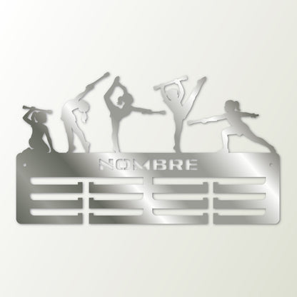 Medallero personalizado Twirling para colgar medallas – Modelo Estrella Twirling