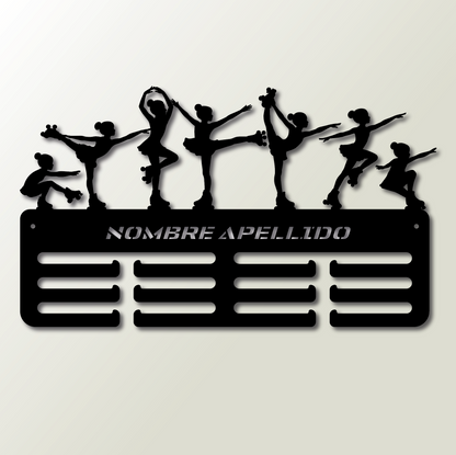 Medallero Personalizado Patinaje Artístico | Estrella sobre Ruedas