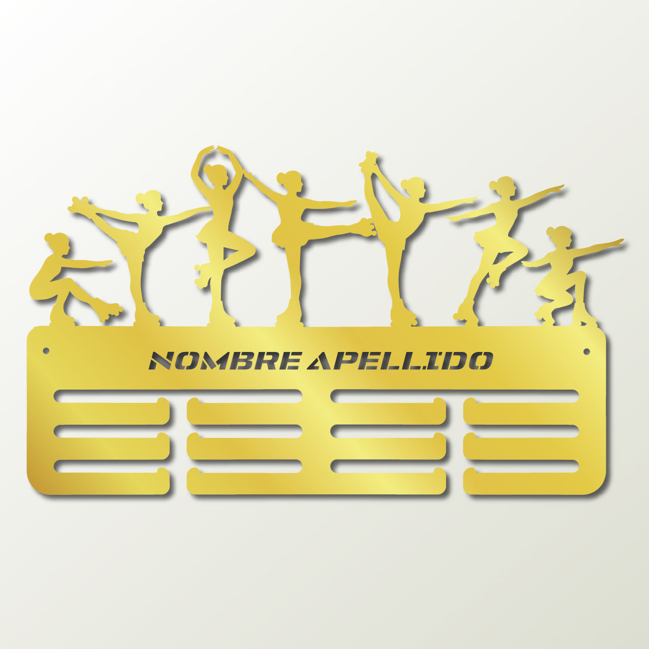 Medallero Personalizado Patinaje Artístico | Estrella sobre Ruedas