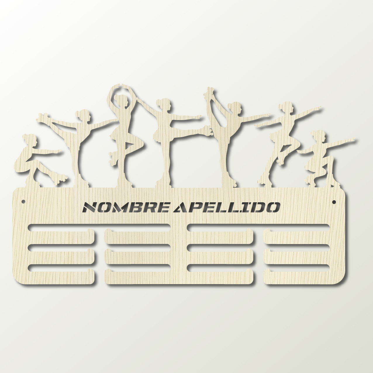 Medallero Personalizado Patinaje Artístico | Estrella sobre Ruedas