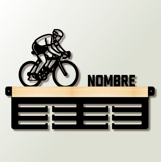 Medallero Ciclismo Personalizado con Nombre
