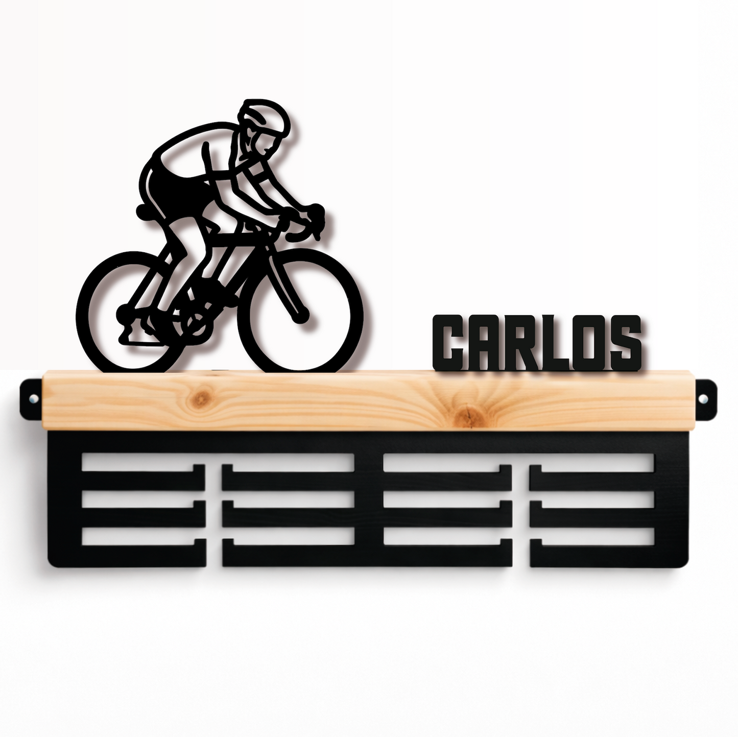 Medallero Ciclismo Personalizado con Nombre