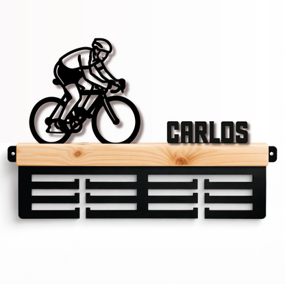 Medallero Ciclismo Personalizado con Nombre