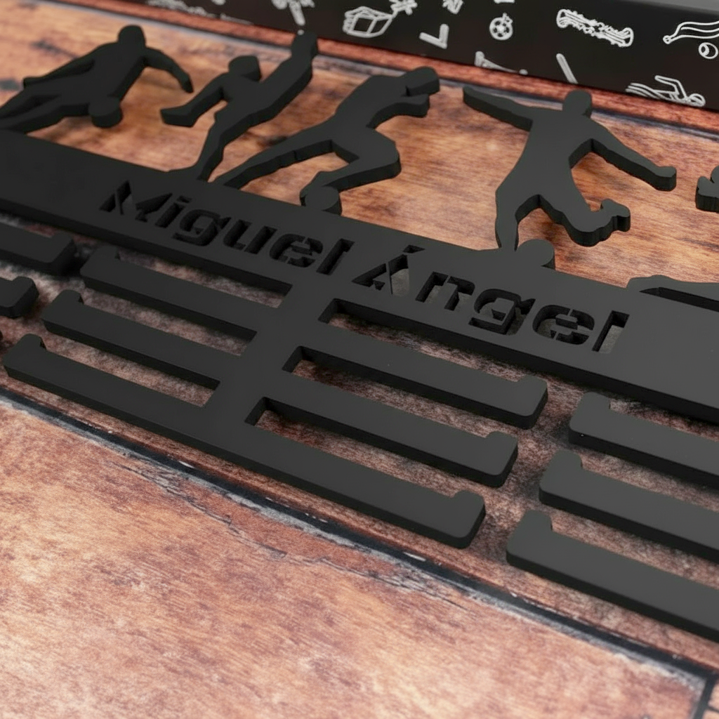 Medallero Fútbol Personalizado con Nombre