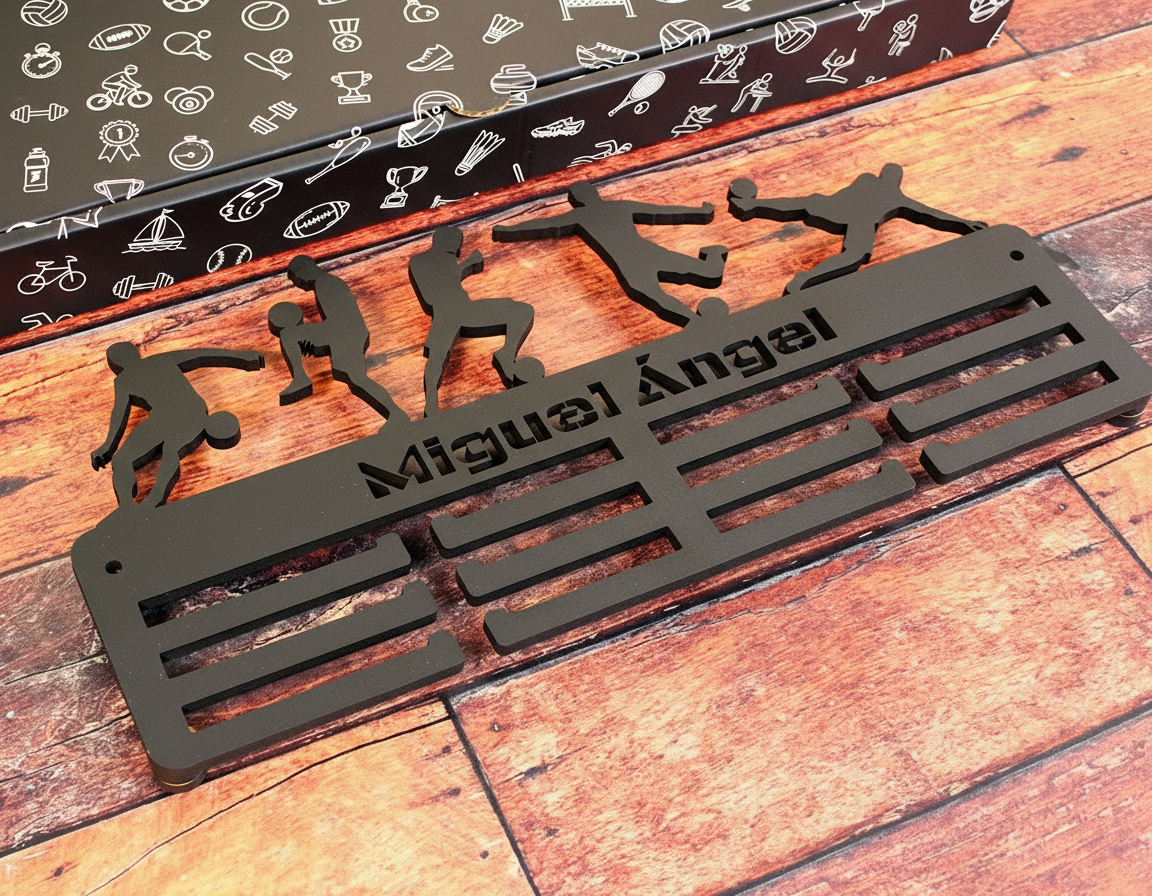 Medallero Fútbol Personalizado con Nombre