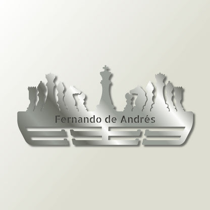 Medallero Ajedrez Personalizado con Nombre